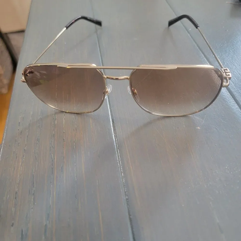 Givenchy GV-7195-S - J5G/JL Unisex Gold Metal Frame Brown Gradient Sunglasses - Picture 4 of 12